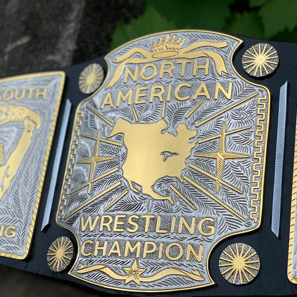 NORTH AMERICAN WRESTLING CHAMPIONSHIP BELT (HAND MADE)