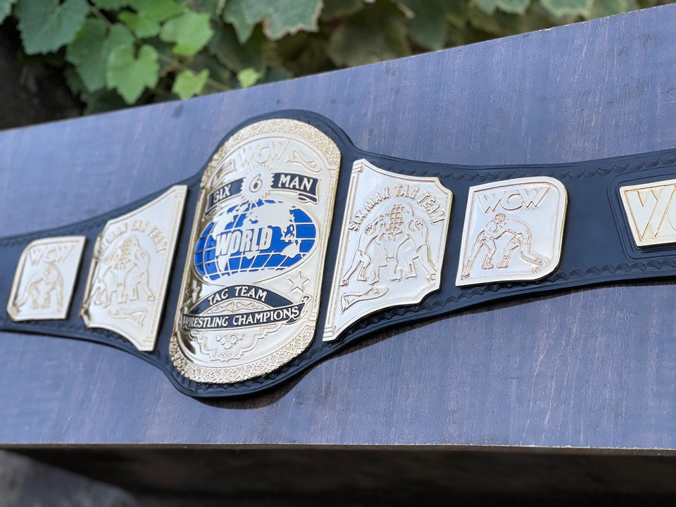 WCW World Six Man Tag Team Championship replica belt, photo 4