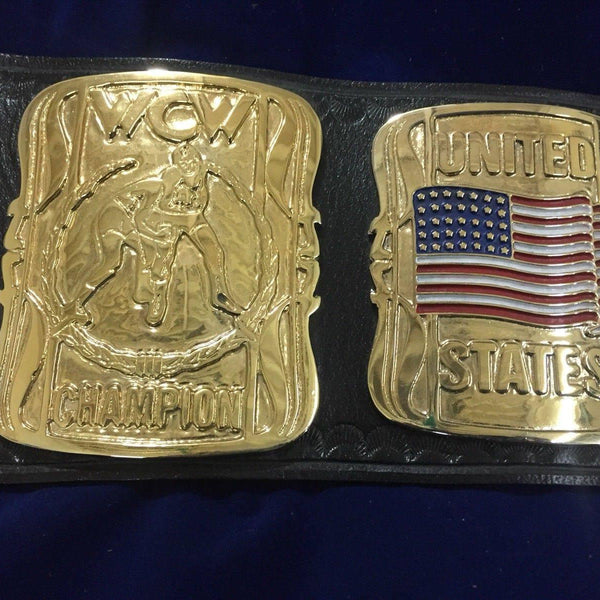 WCW US HEAVYWEIGHT 24K GOLD Zinc Championship Belt
