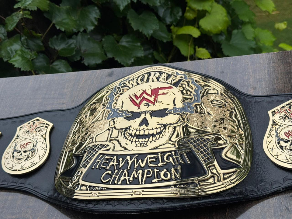 WWF Smoking Skull Championship replica belt by MS Belts