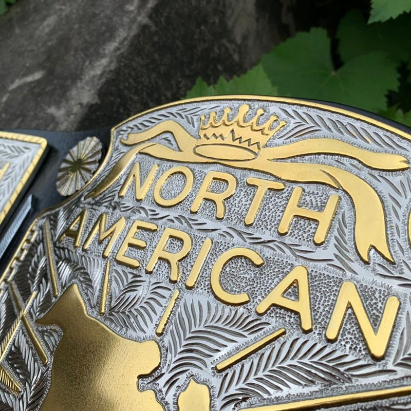 NORTH AMERICAN WRESTLING CHAMPIONSHIP BELT (HAND MADE)