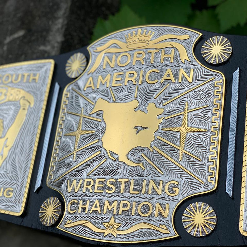 NORTH AMERICAN WRESTLING CHAMPIONSHIP BELT (HAND MADE)