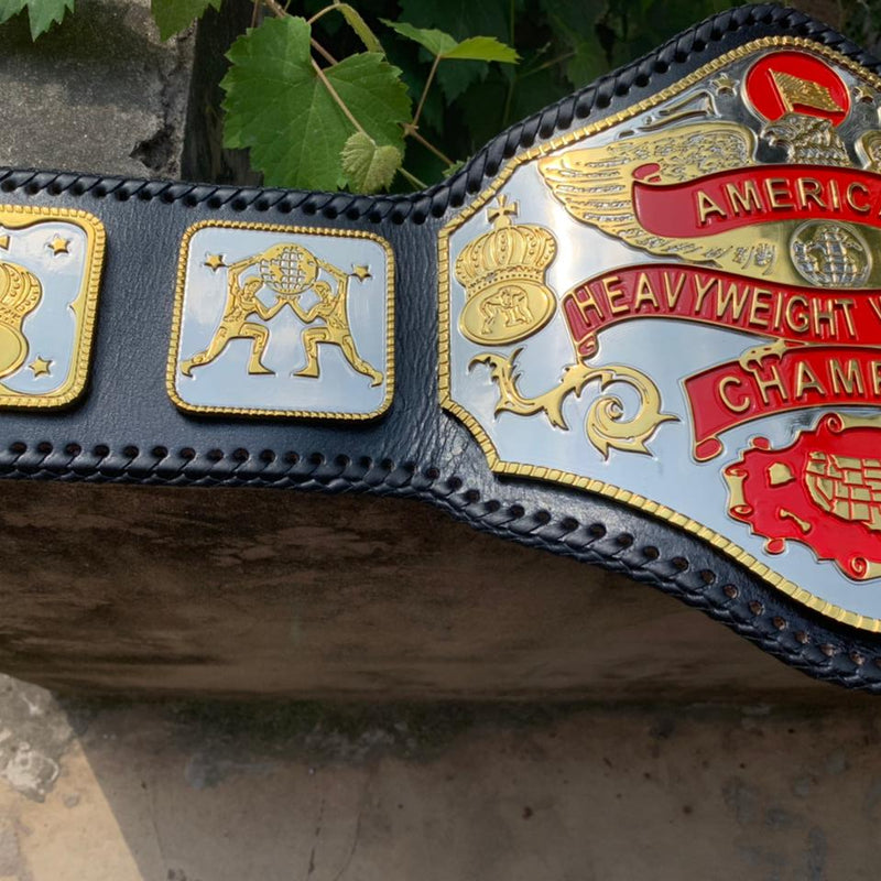 AMERICAN HEAVYWEIGHT WRESTLING CHAMPIONSHIP BELT REPLICA