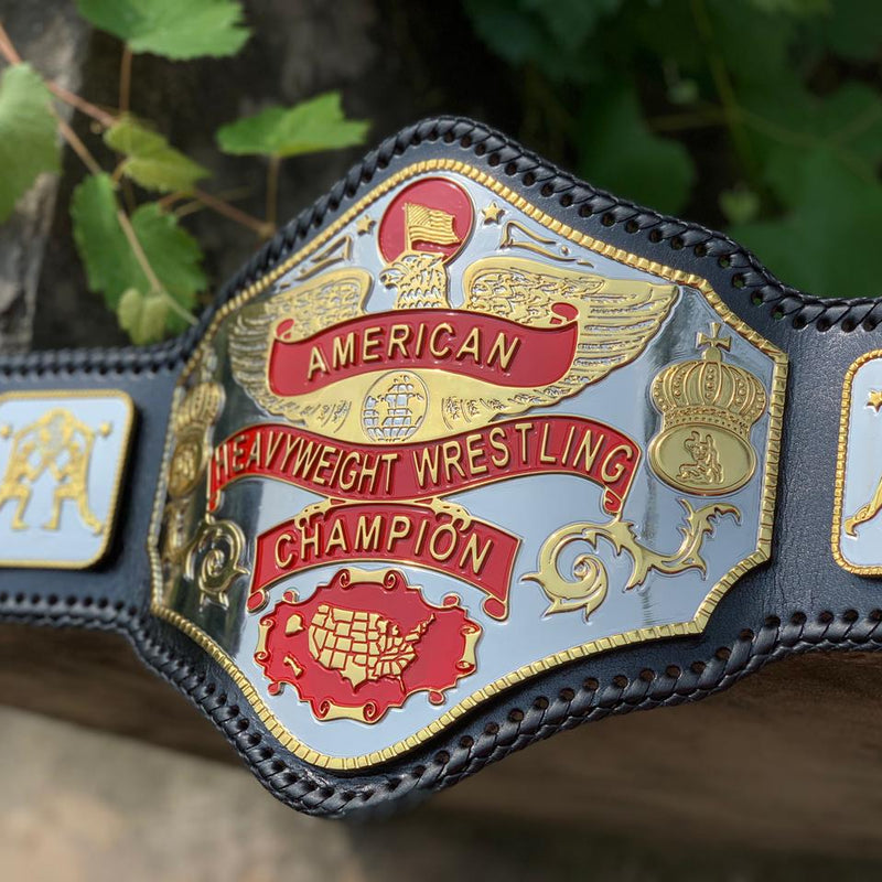 AMERICAN HEAVYWEIGHT WRESTLING CHAMPIONSHIP BELT REPLICA