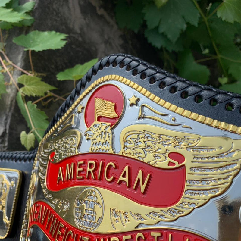 AMERICAN HEAVYWEIGHT WRESTLING CHAMPIONSHIP BELT REPLICA