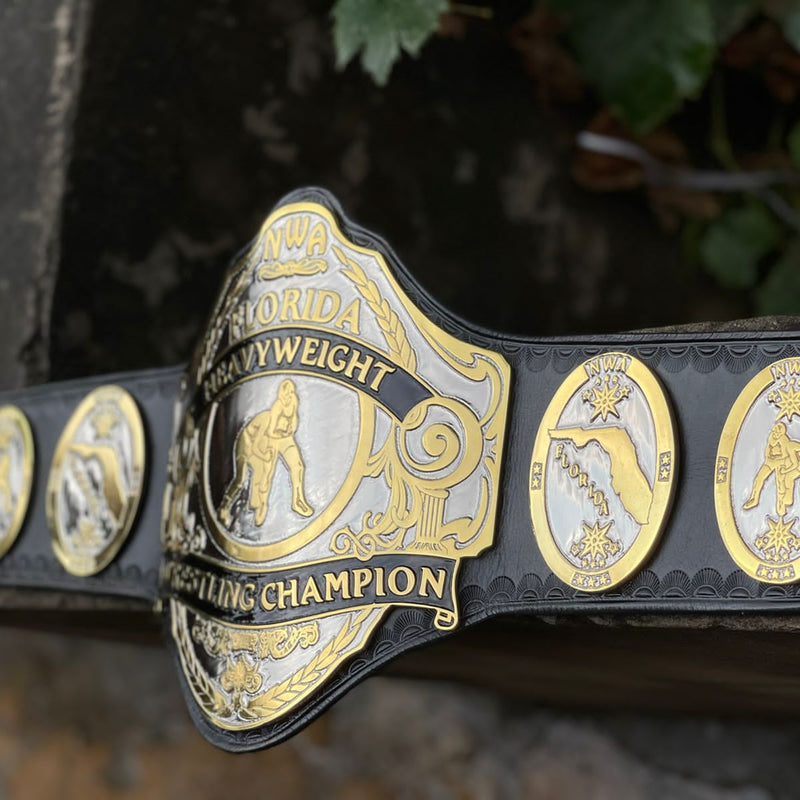 NWA FLORIDA HEAVYWEIGHT WRESTLING CHAMPIONSHIP BELT REPLICA