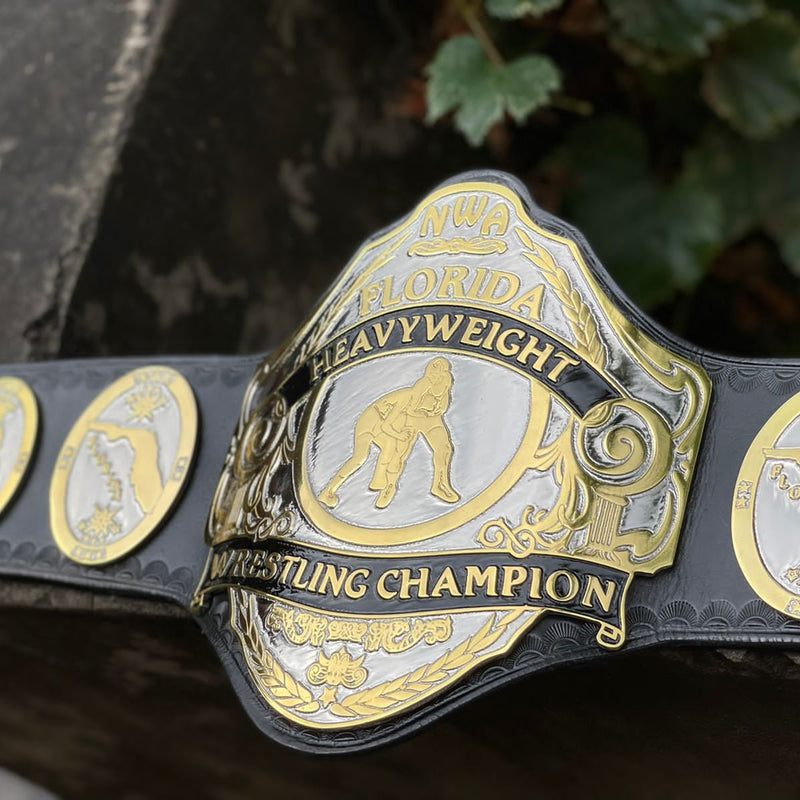 NWA FLORIDA HEAVYWEIGHT WRESTLING CHAMPIONSHIP BELT REPLICA