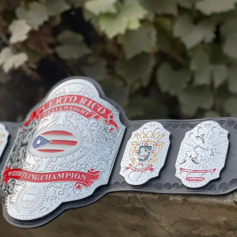 PUERTO RICO HEAVYWEIGHT WRESTLING CHAMPIONSHIP BELT