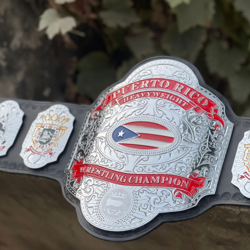 PUERTO RICO HEAVYWEIGHT WRESTLING CHAMPIONSHIP BELT