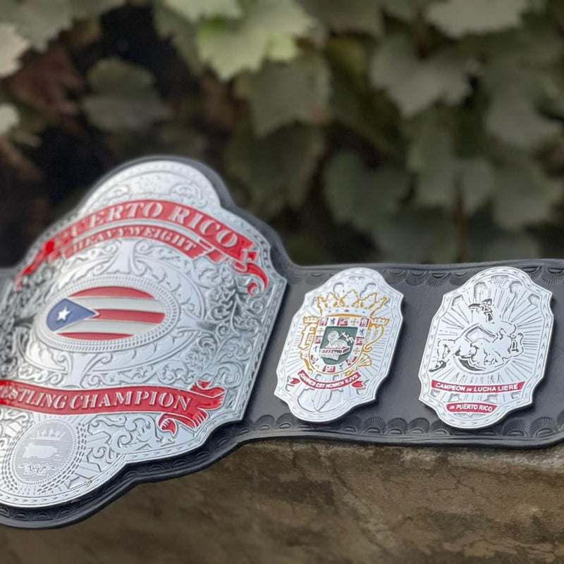 PUERTO RICO HEAVYWEIGHT WRESTLING CHAMPIONSHIP BELT