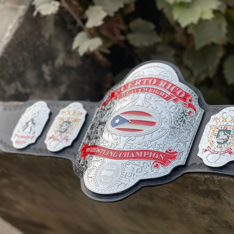 PUERTO RICO HEAVYWEIGHT WRESTLING CHAMPIONSHIP BELT