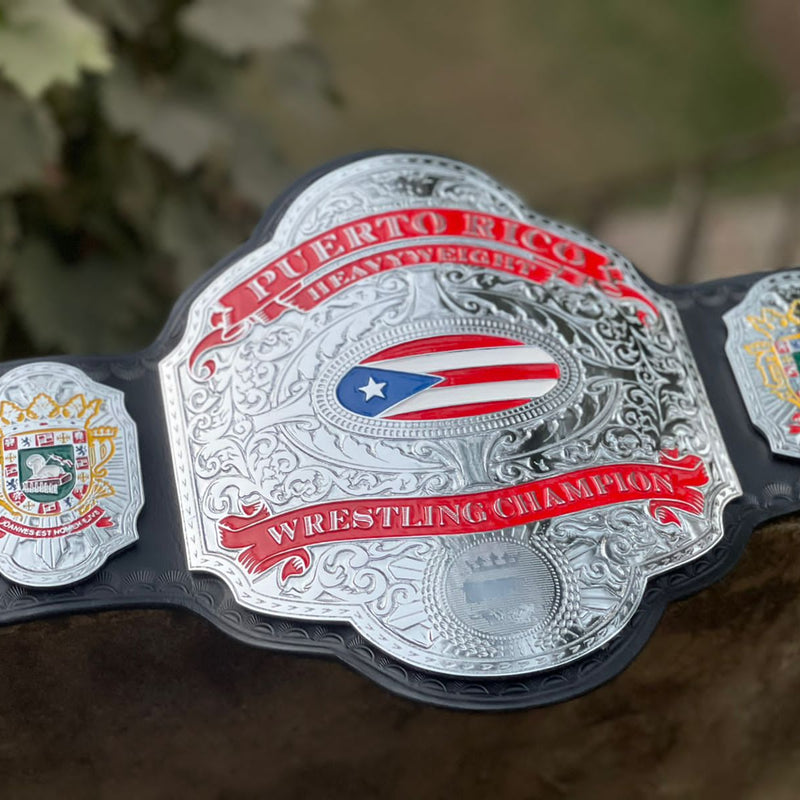 PUERTO RICO HEAVYWEIGHT WRESTLING CHAMPIONSHIP BELT