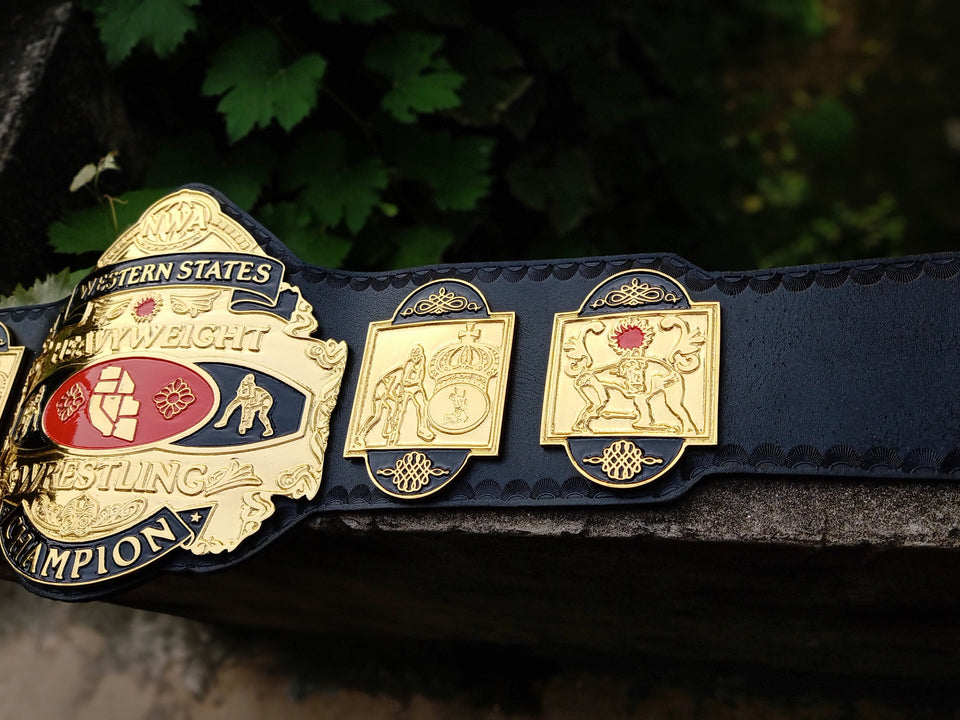 NWA Western States Heavyweight Championship replica belt, photo 5