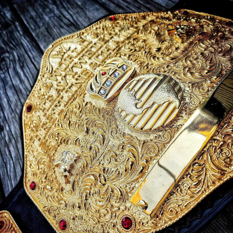 BIG GOLD CASTED CHAMPIONSHIP BELT