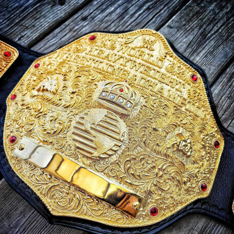 BIG GOLD CASTED CHAMPIONSHIP BELT