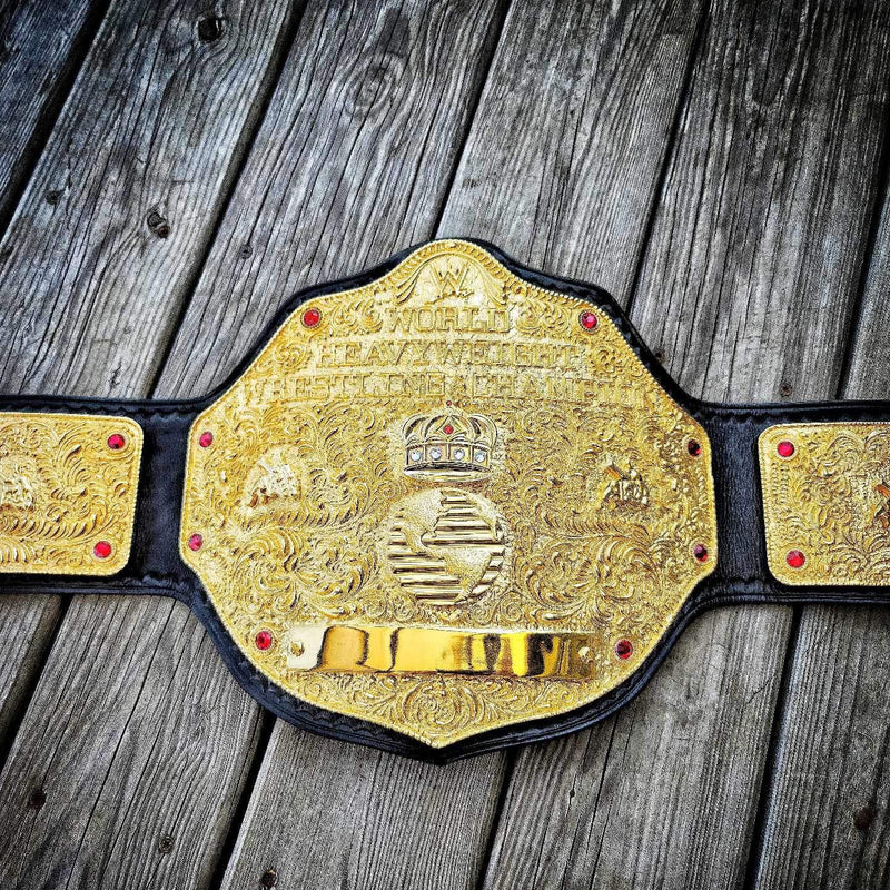 BIG GOLD CASTED CHAMPIONSHIP BELT