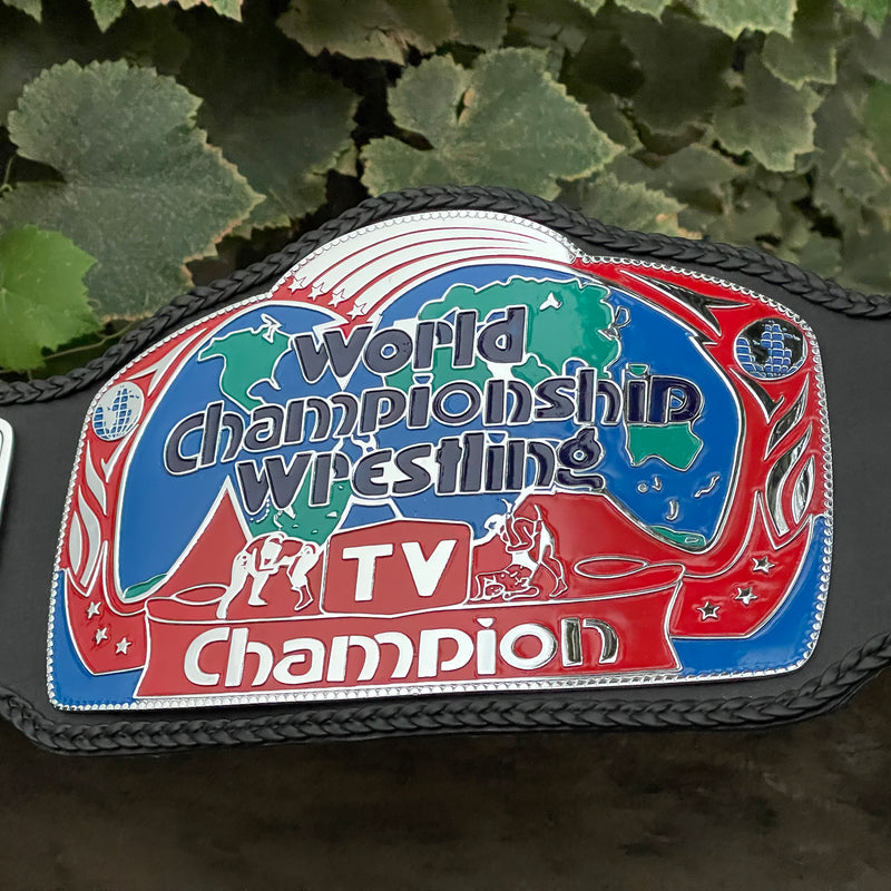 16 FLAGS WORLD TV WRESTLING CHAMPIONSHIP BELT