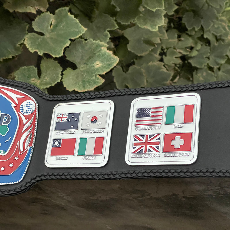16 FLAGS WORLD TV WRESTLING CHAMPIONSHIP BELT
