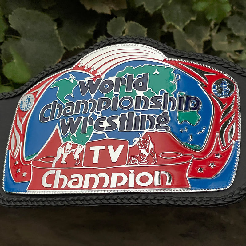 16 FLAGS WORLD TV WRESTLING CHAMPIONSHIP BELT