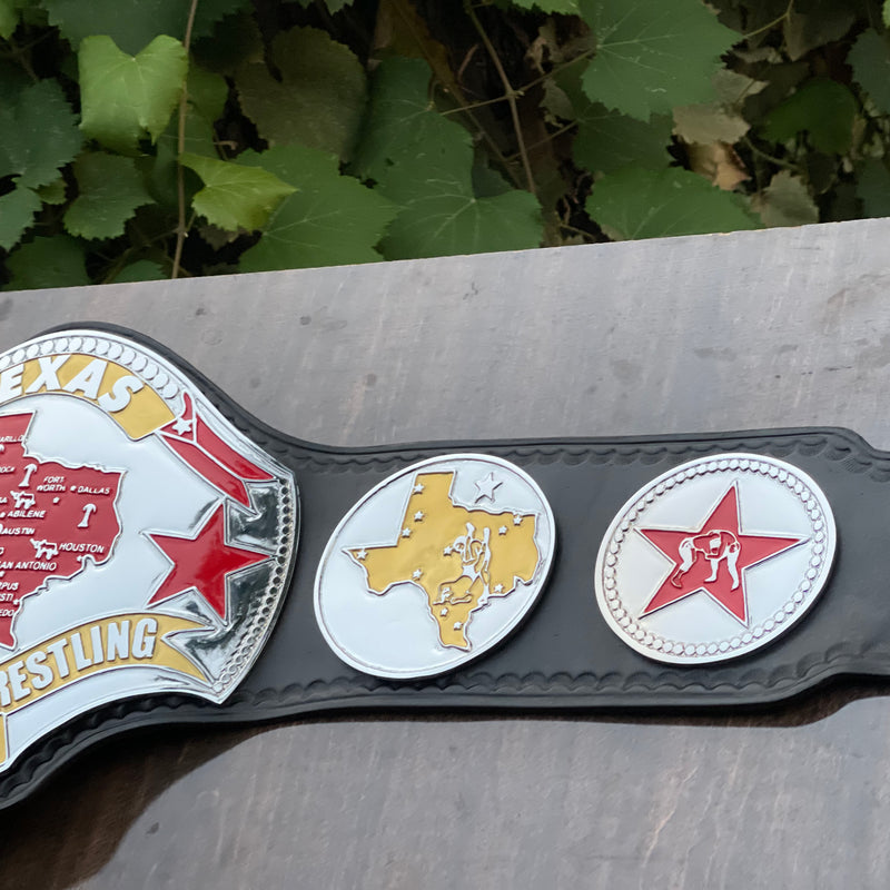 TEXAS HEAVYWEIGHT WRESTLING CHAMPIONSHIP BELT