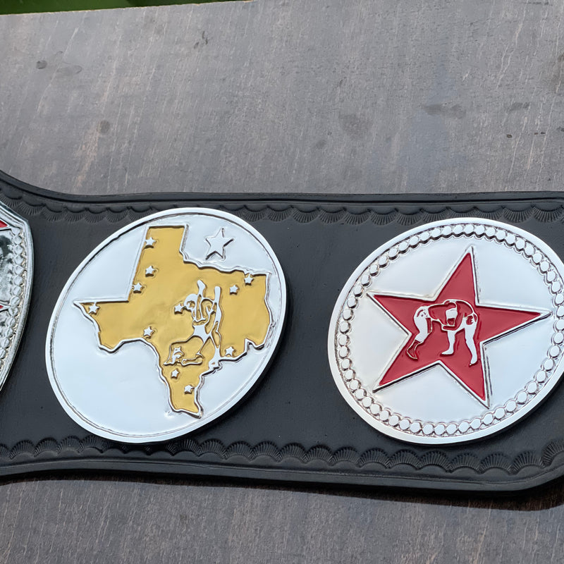 TEXAS HEAVYWEIGHT WRESTLING CHAMPIONSHIP BELT