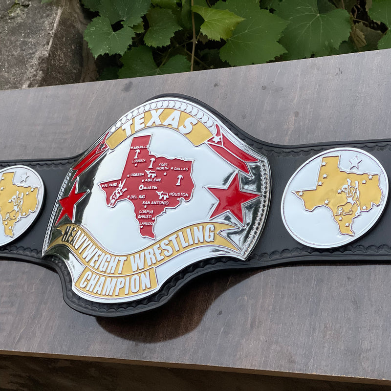 TEXAS HEAVYWEIGHT WRESTLING CHAMPIONSHIP BELT