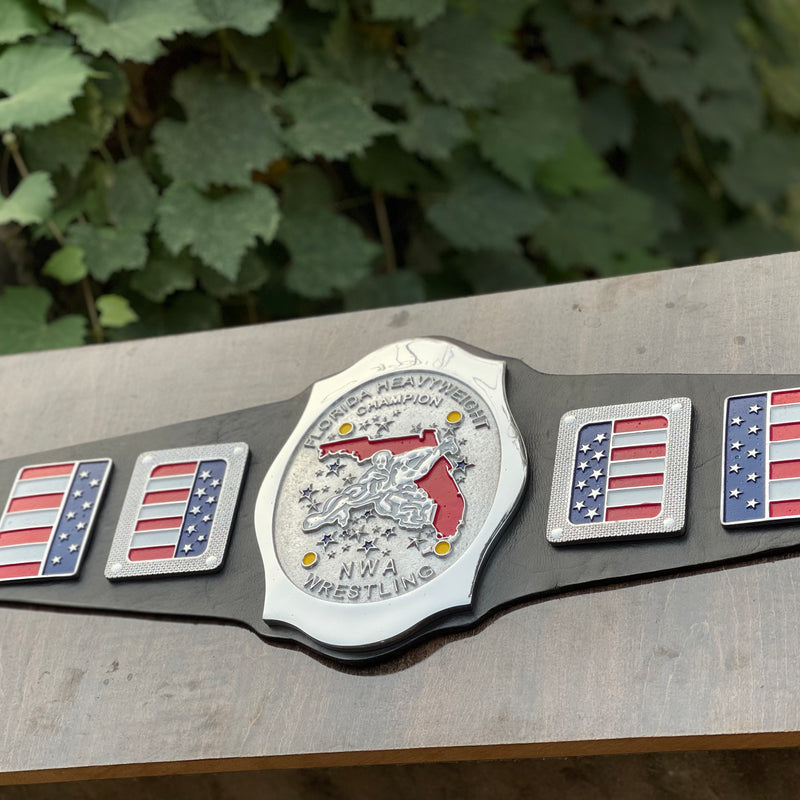 NWA FLORIDA HEAVYWEIGHT WRESTLING CHAMPION BELT