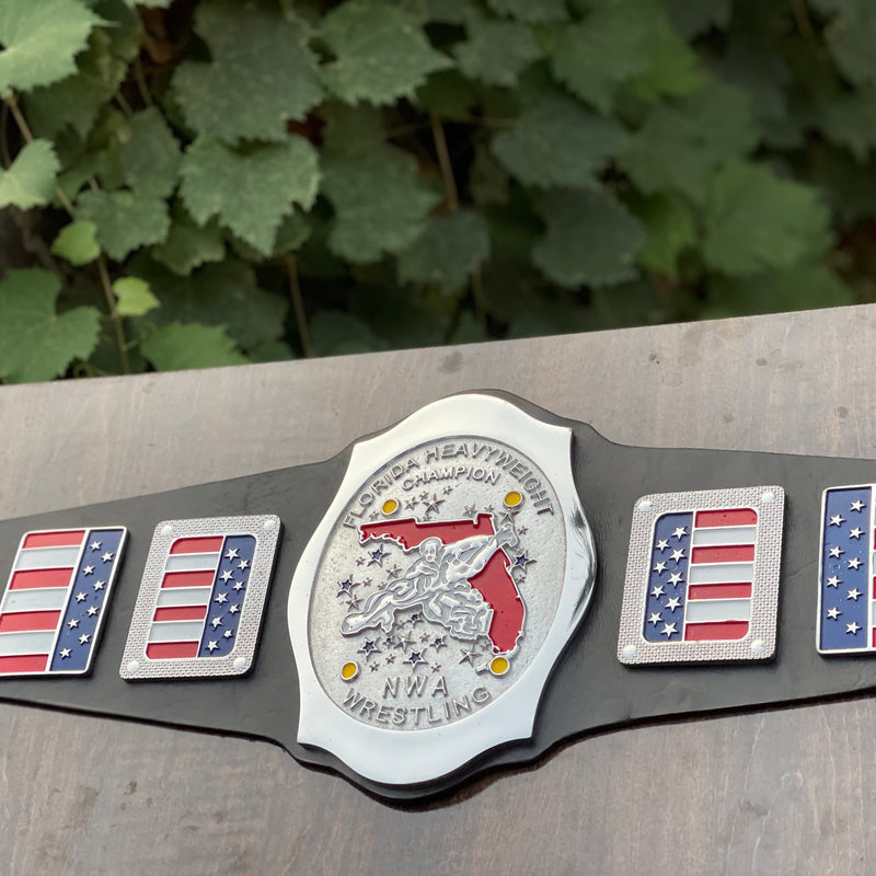 NWA FLORIDA HEAVYWEIGHT WRESTLING CHAMPION BELT