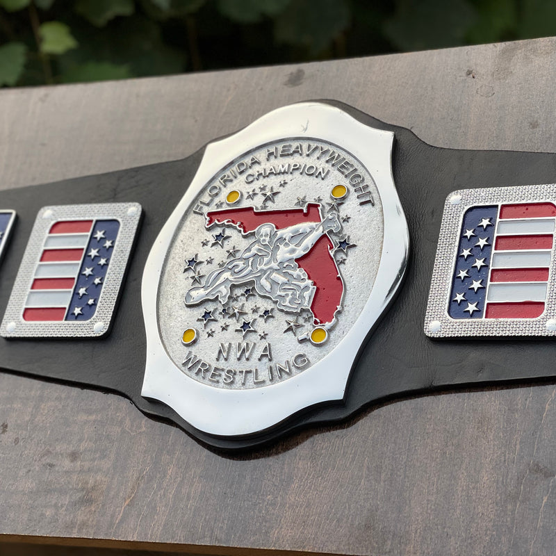 NWA FLORIDA HEAVYWEIGHT WRESTLING CHAMPION BELT