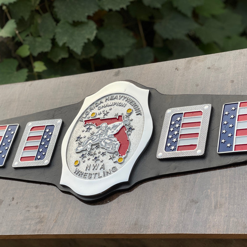 NWA FLORIDA HEAVYWEIGHT WRESTLING CHAMPION BELT
