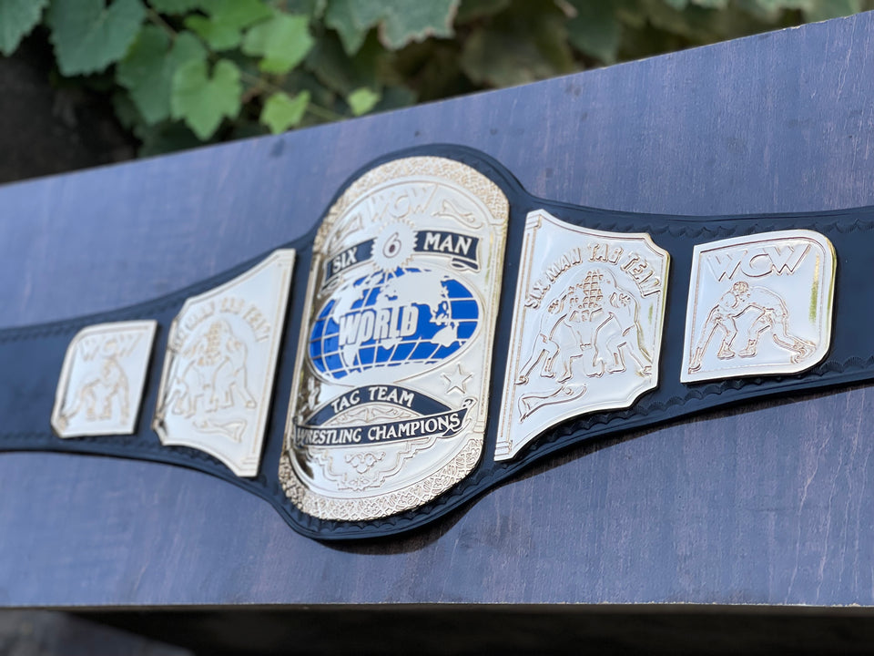 WCW World Six Man Tag Team Championship replica belt by MS Belts