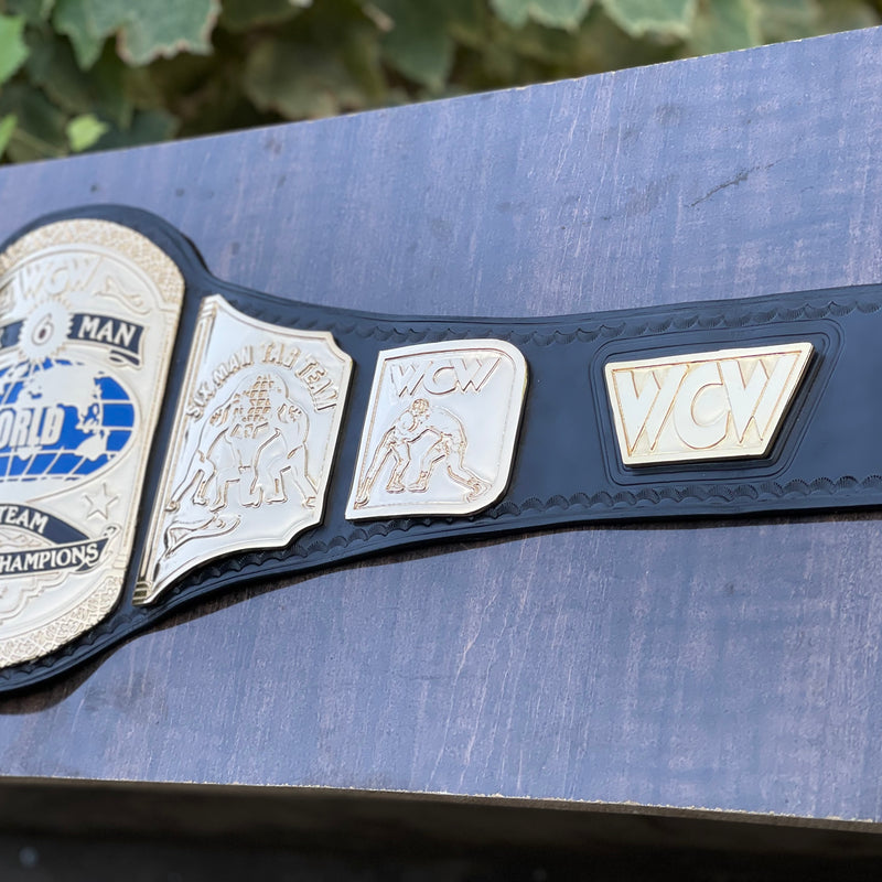 WCW SIX MAN WORLD TAGTEAM WRESTLING CHAMPIONSHIP BELT