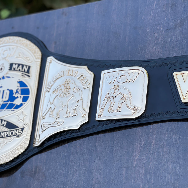 WCW SIX MAN WORLD TAGTEAM WRESTLING CHAMPIONSHIP BELT