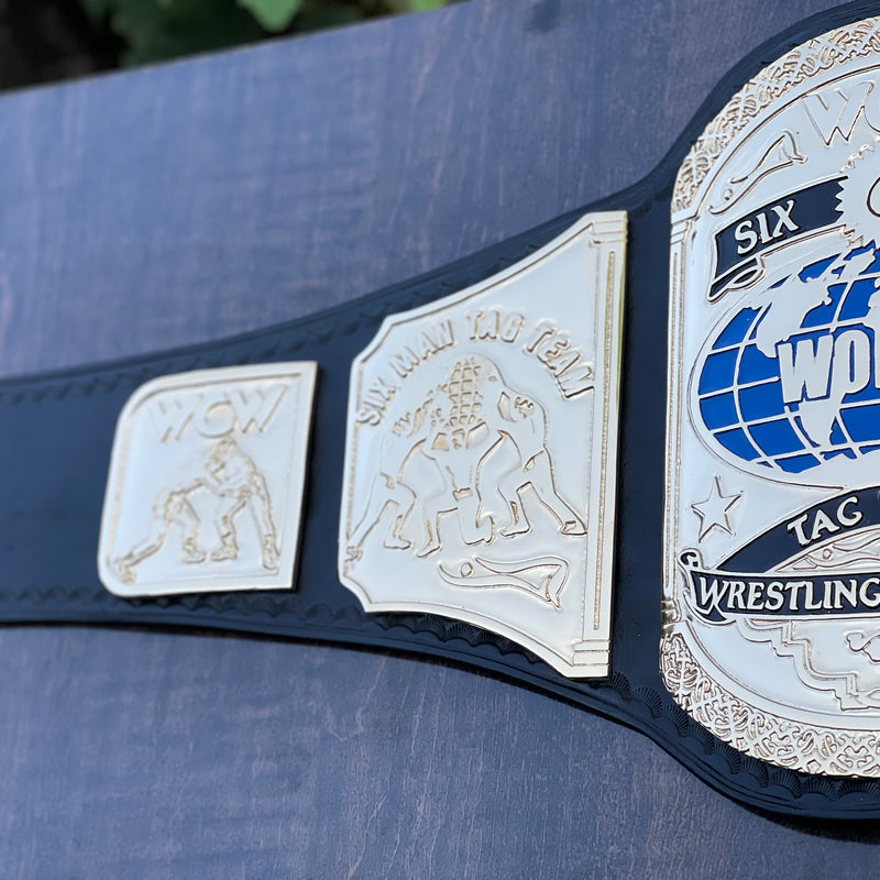 WCW SIX MAN WORLD TAGTEAM WRESTLING CHAMPIONSHIP BELT