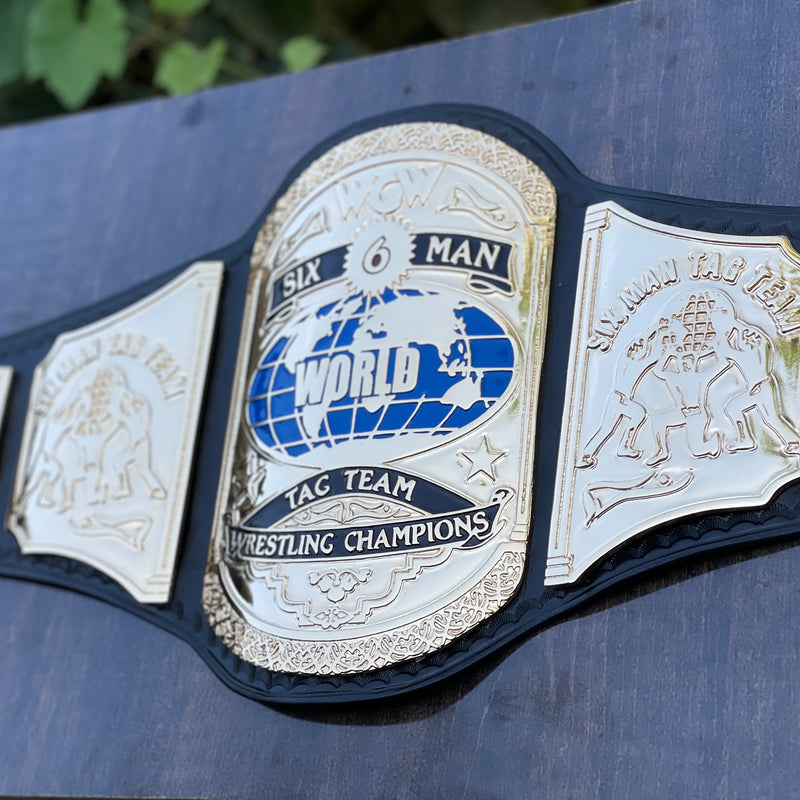 WCW SIX MAN WORLD TAGTEAM WRESTLING CHAMPIONSHIP BELT