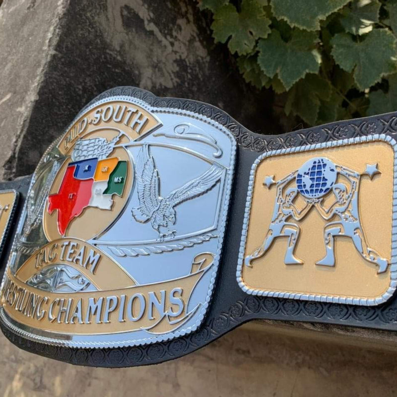 MID-SOUTH TAGTEAM WRESTLING CHAMPIONSHIP REPLICA BELT