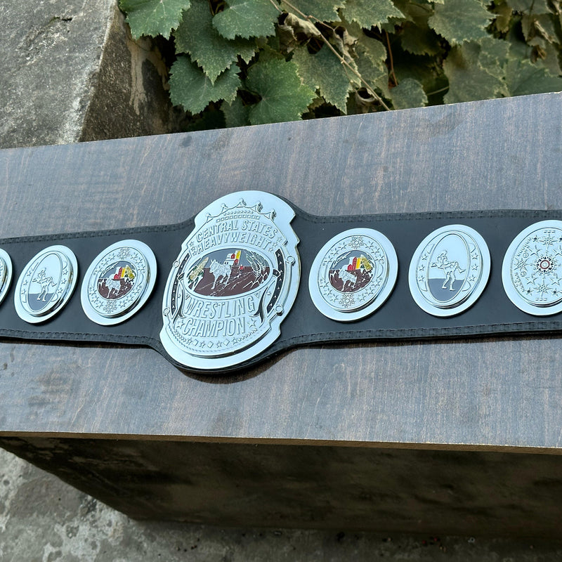 CENTRAL STATES HEAVYWEIGHT WRESTLING CHAMPIONSHIP BELT