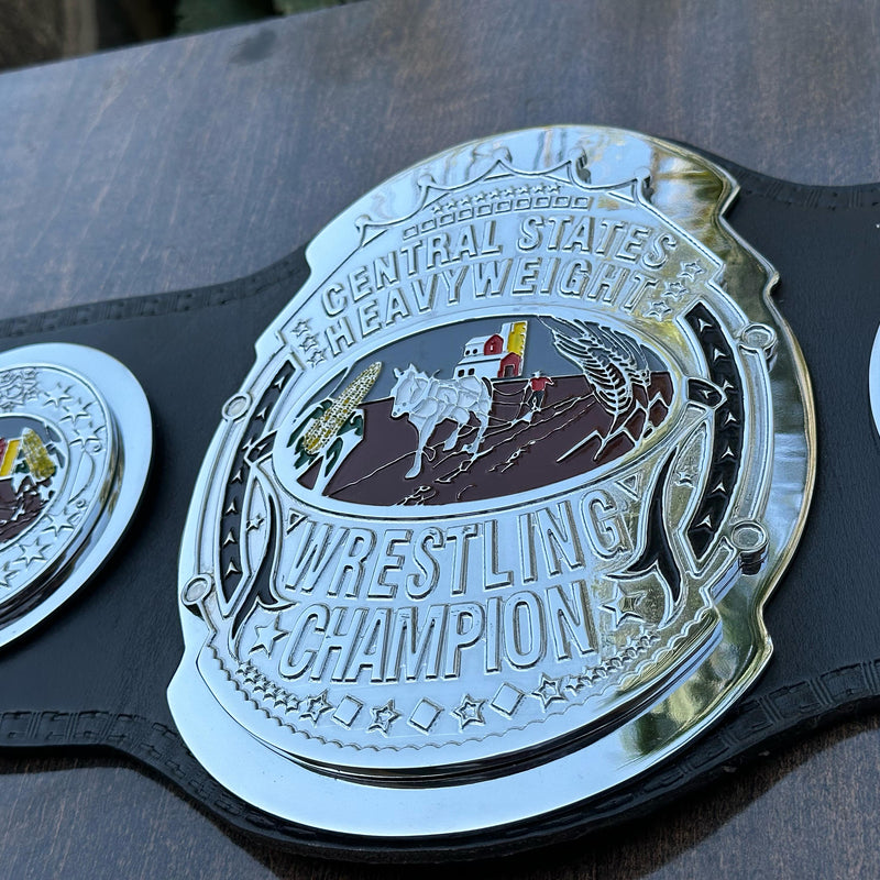 CENTRAL STATES HEAVYWEIGHT WRESTLING CHAMPIONSHIP BELT