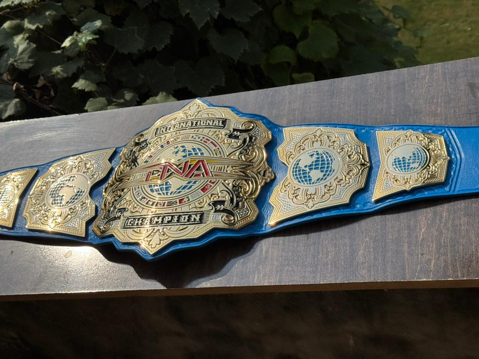 TNA International Championship replica belt, photo 3