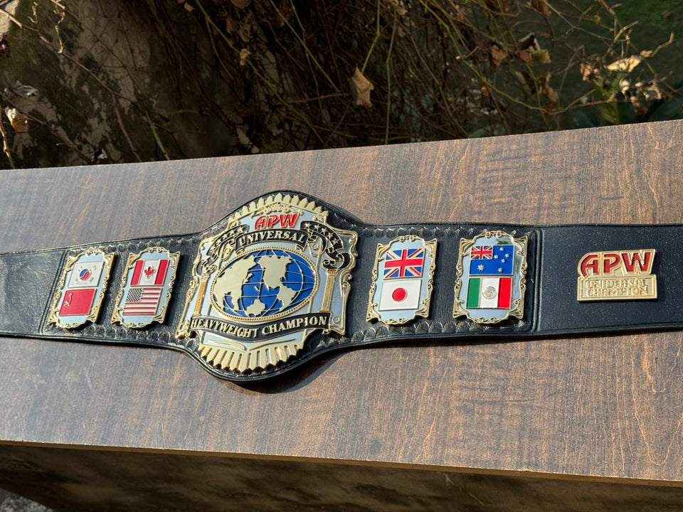 APW Universal Heavyweight Championship replica belt, photo 4