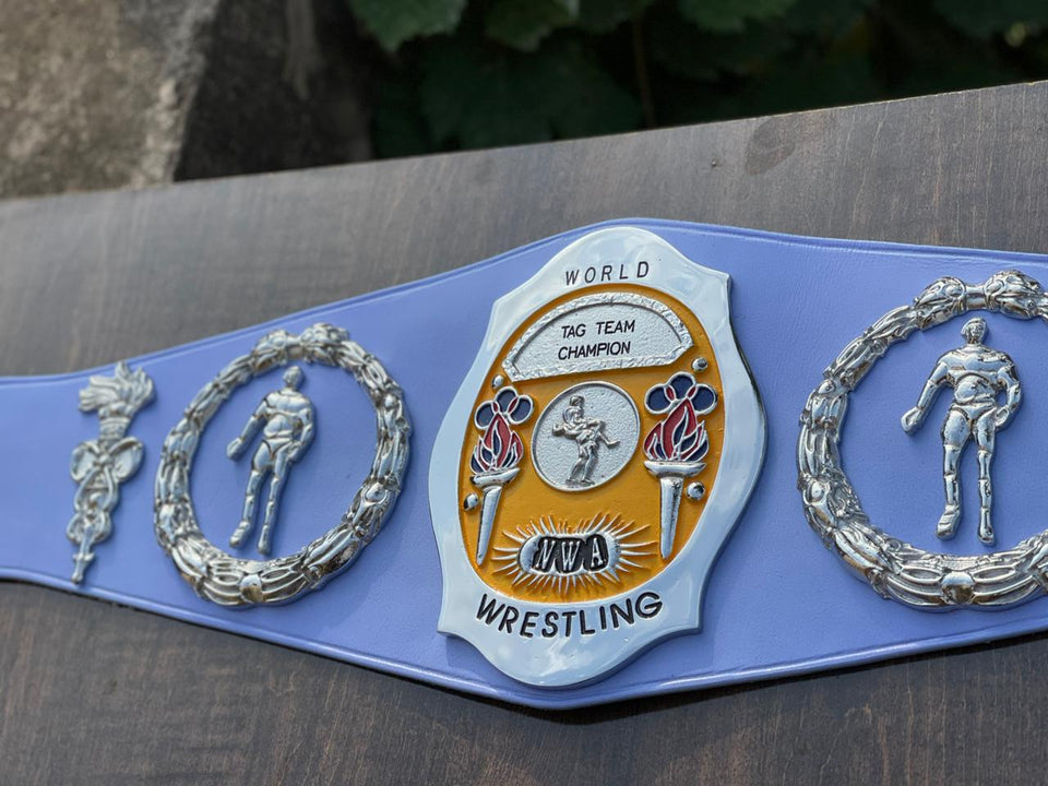 NWA World Tag Team Championship replica belt, photo 3