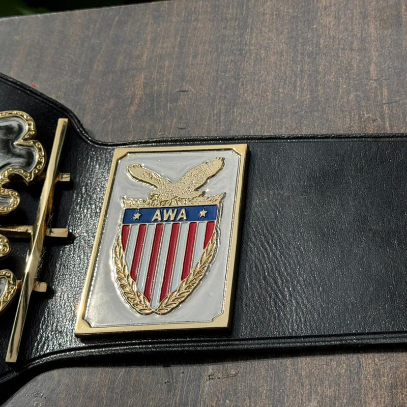 AWA WORLD HEAVY WEIGHT WRESTLING CHAMPION BELT