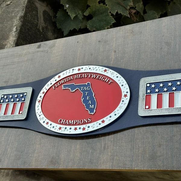 FLORIDA HEAVYWEIGHT TAG TEAM CHAMPIONS BELT