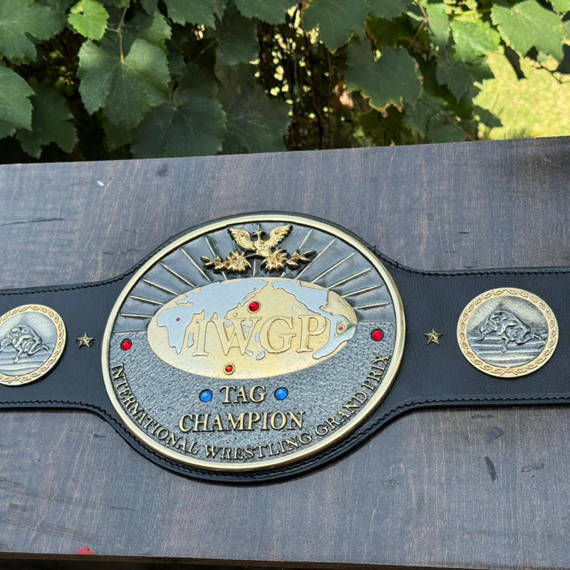 IWGP TAG TEAM INTERNATIONAL GRAD PRIX WRESTLING CHAMPION BELT