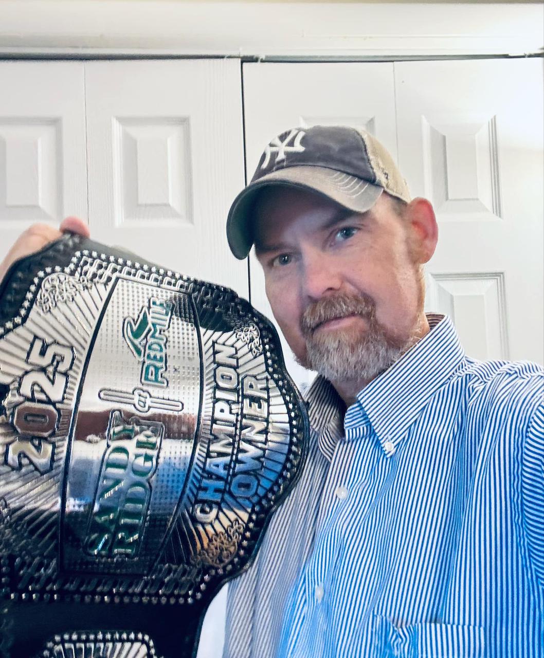 Sandy Ridge with an MS Belts championship