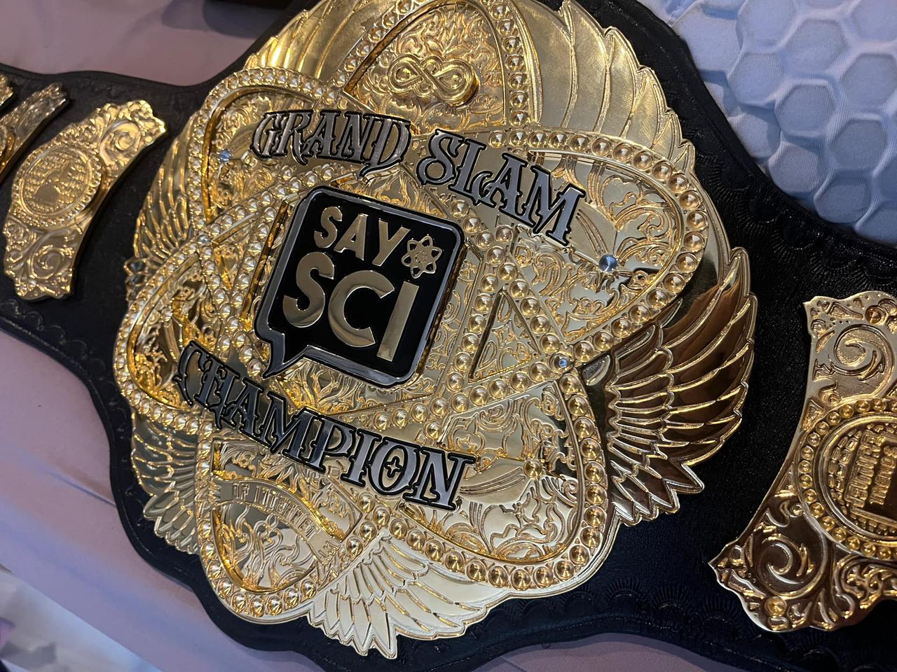 SaySci with an MS Belts championship