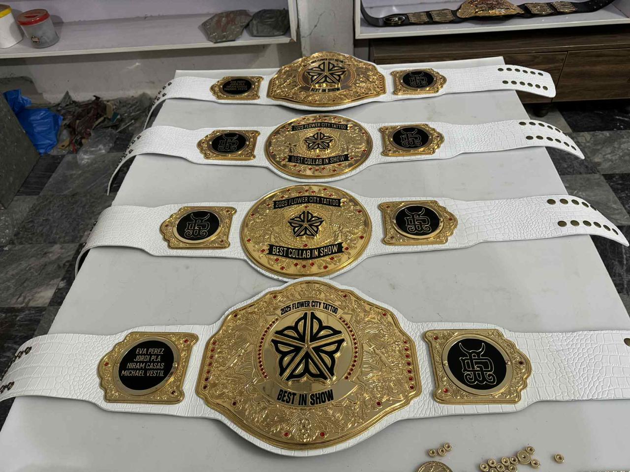 Flower City Tattoo with an MS Belts championship